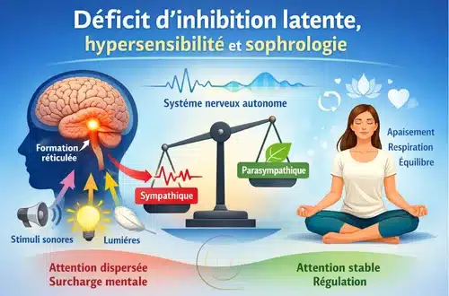 Lire la suite à propos de l’article Déficit d’inhibition latente, hypersensibilité et sophrologie